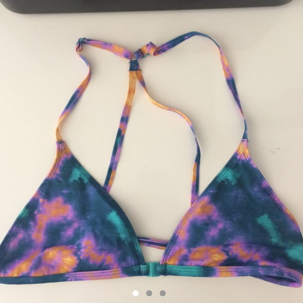 Urban outfitters tie dye bikini top